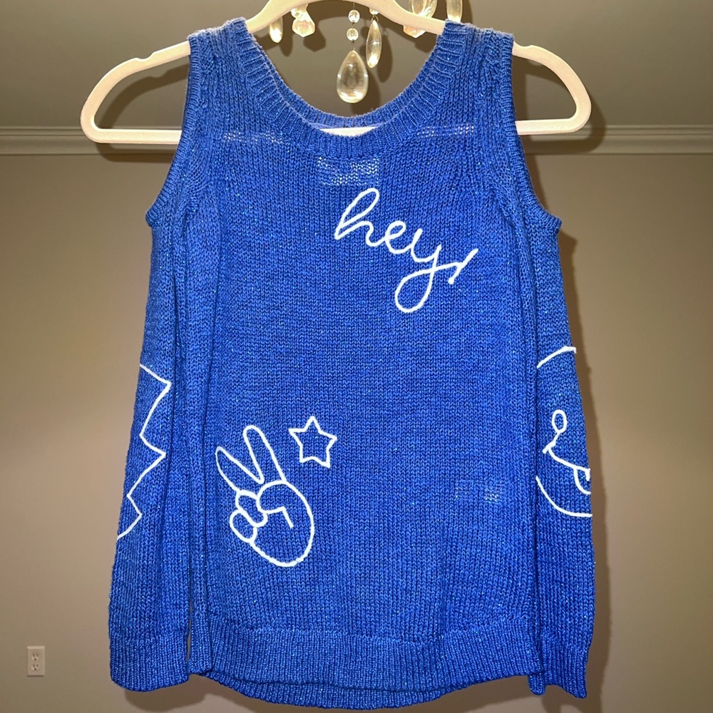 Justice Cold Shoulder Sweater